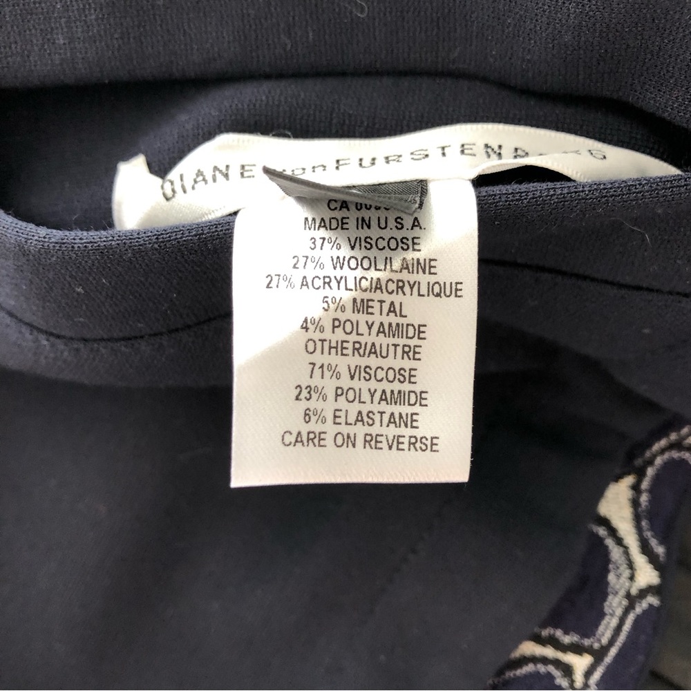 Dvf Crop Reversible Solid/Pattern Shrug Bolero - image 6